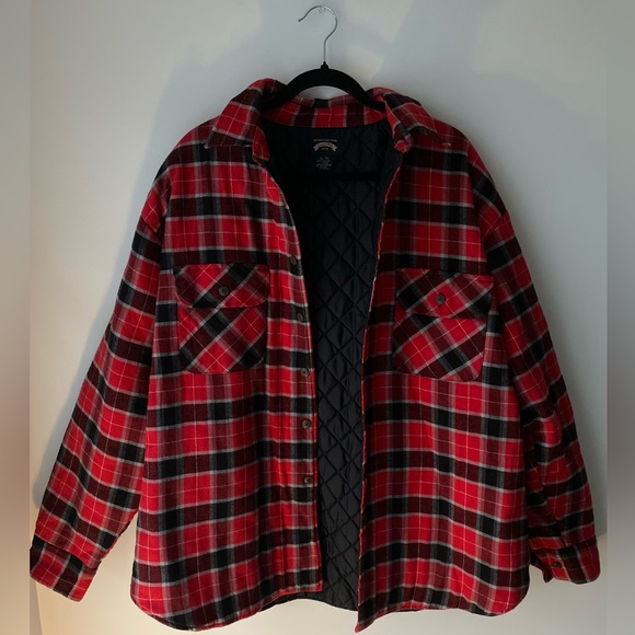 Quilted Plaid Jacket - Picture 1 of 5